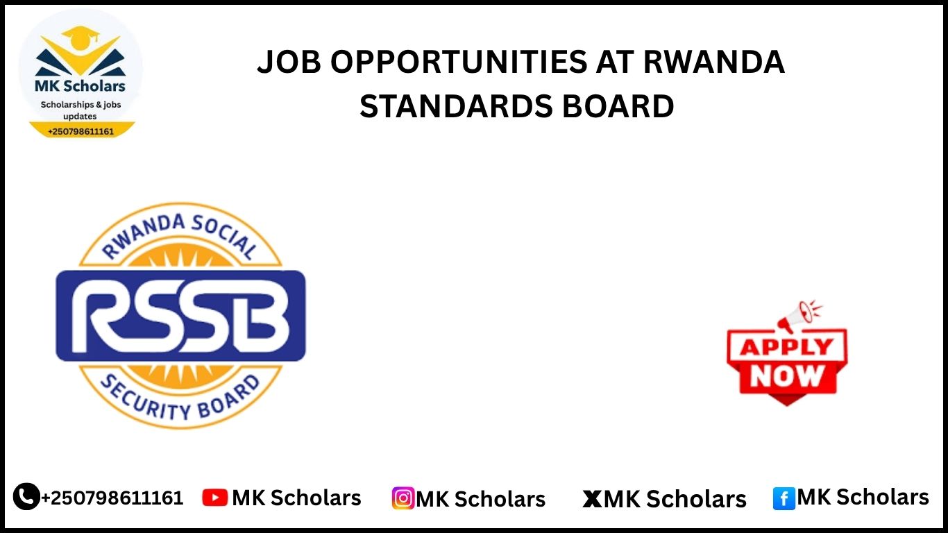 JOB OPPORTUNITIES AT RWANDA STANDARDS BOARD 